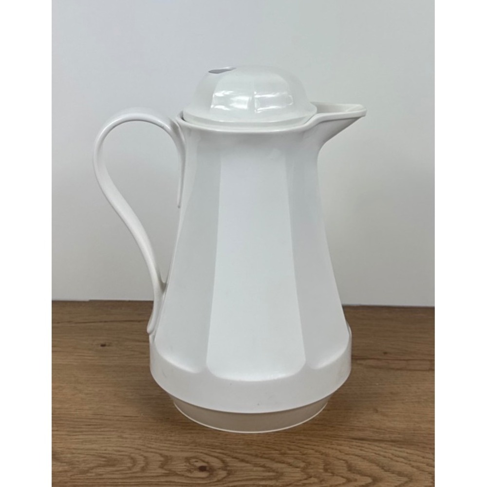 Thermos Christa No. 430 Thermal Carafe White West Germany Vintage MCM Pitcher